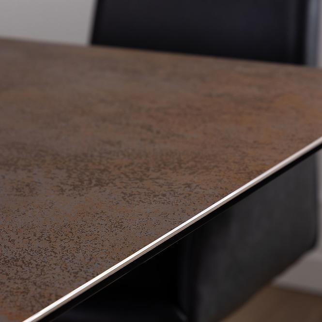 Asztal rusty brown