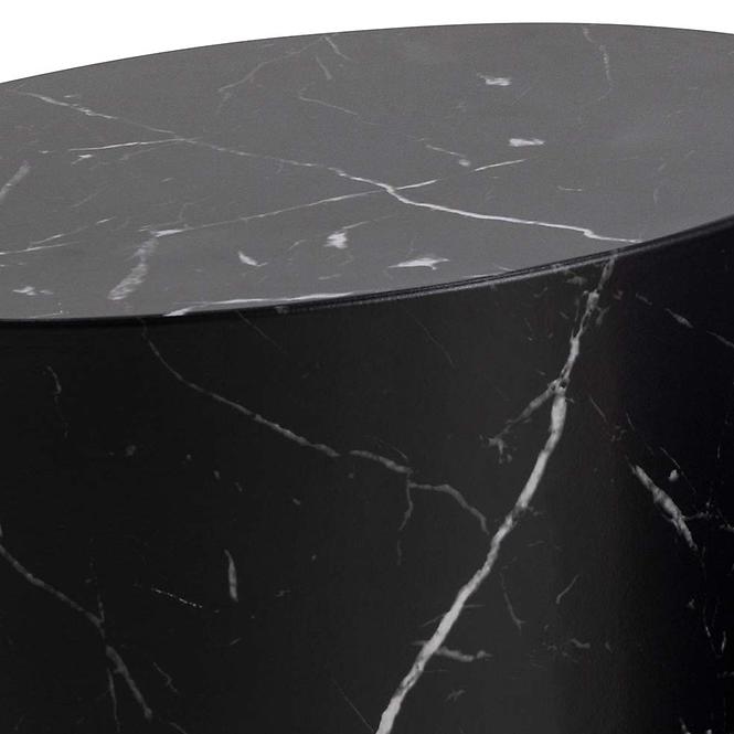 Asztali black marble
