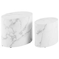 Egy Padkészlet Fado White Marble 