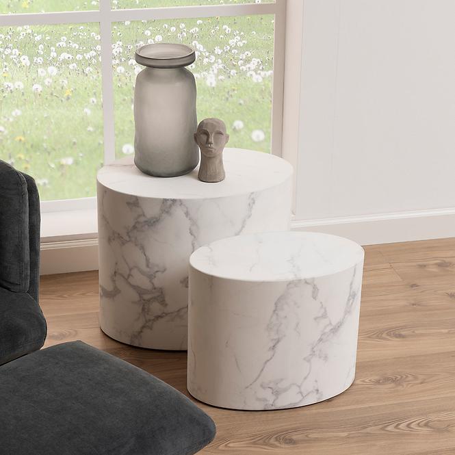 Egy Padkészlet Fado White Marble 