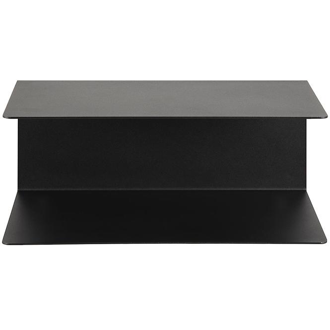 Falipolc matt black 2 db