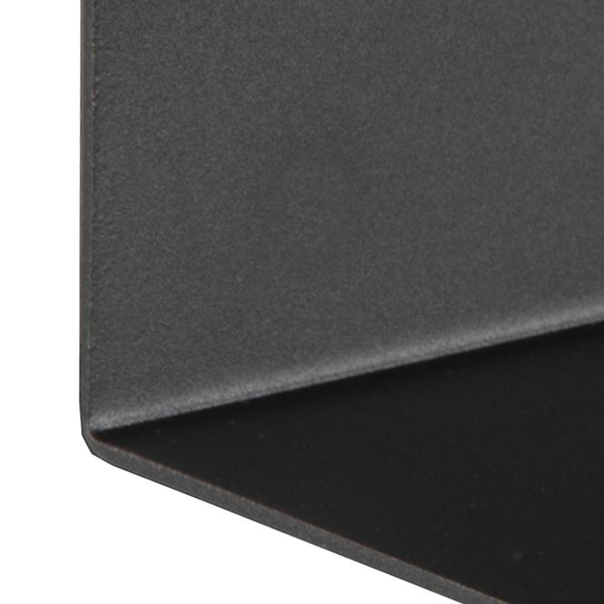 Falipolc matt black 2 db
