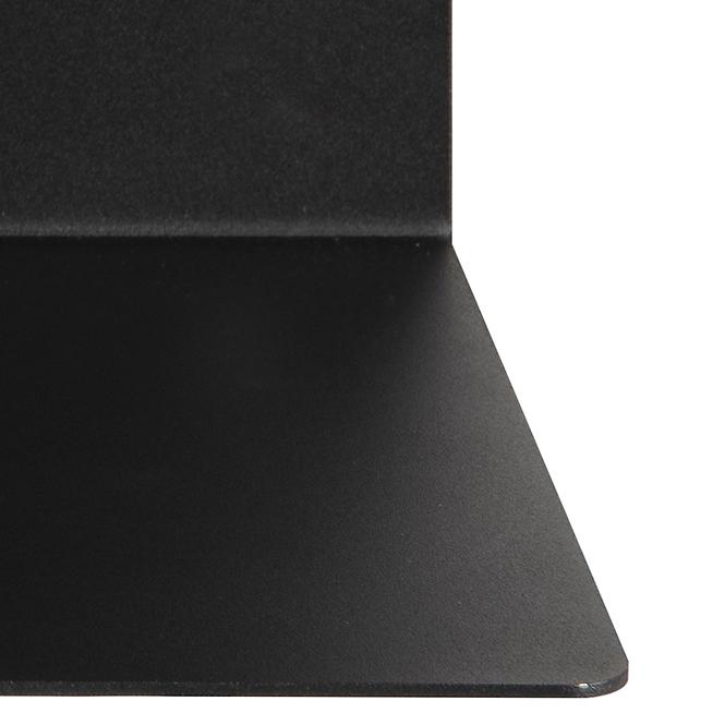 Falipolc matt black 2 db