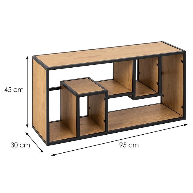 Regál matt wild oak