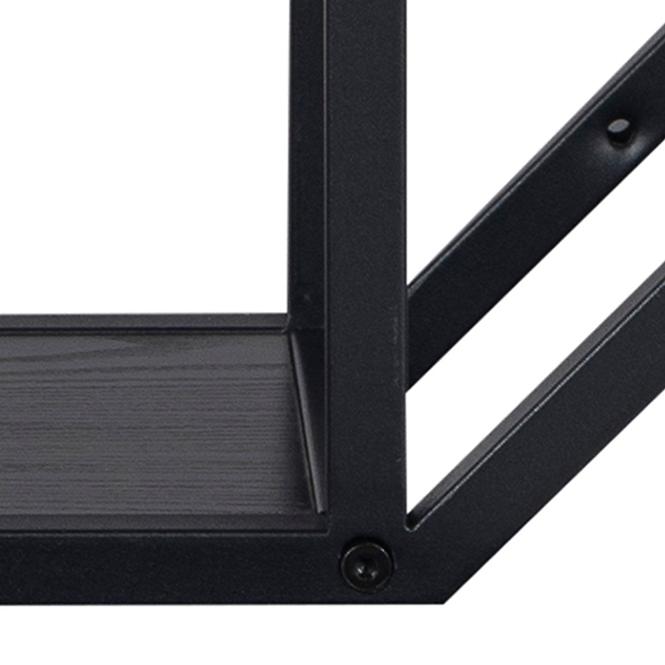 Regál ash black