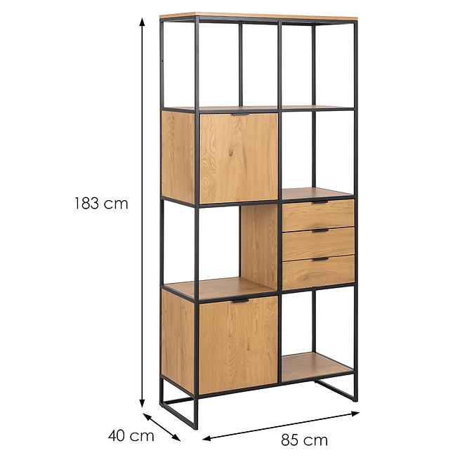 Regál matt wild oak