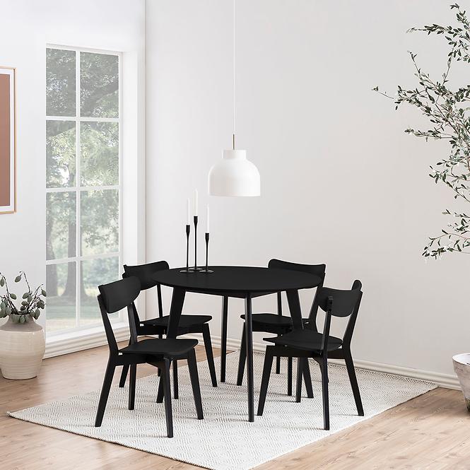 Asztal Lira matt black 
