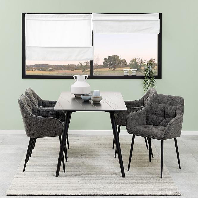 Asztal Dasze Matt Black 