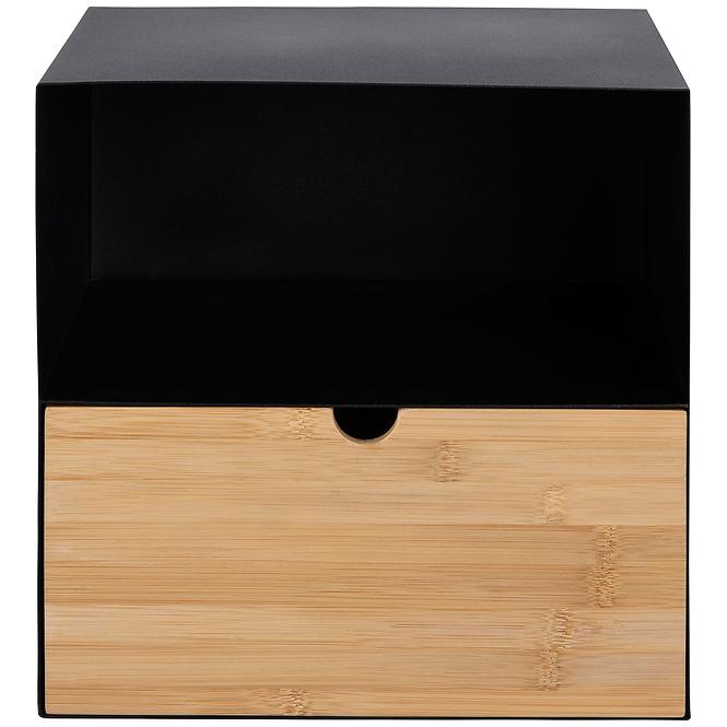 Éjjeliszekrény matt black