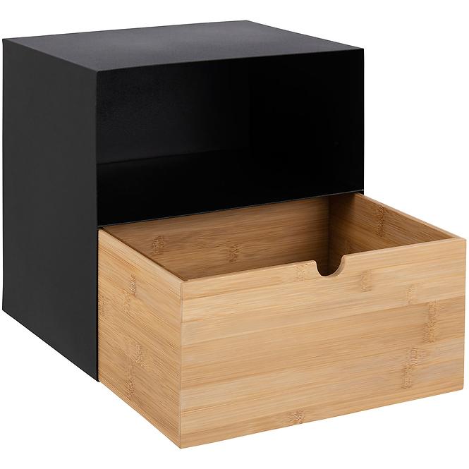 Éjjeliszekrény matt black