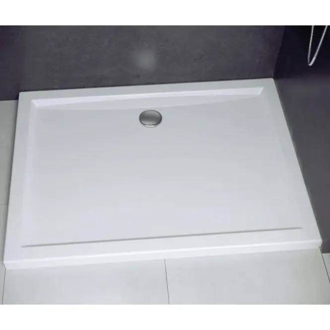 Téglalap alakú zuhanytálca Alpina Slimline 120/90/3