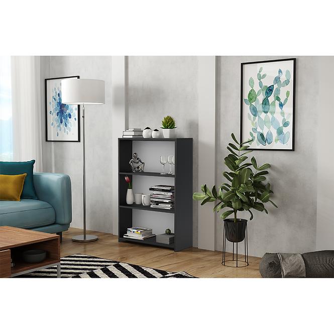 Regál Zoe III fekete,3