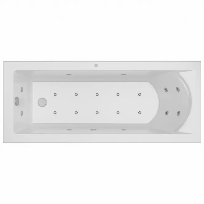 Hidromasszázs kád Brava 160x75 10DW + 10DP elektronikus vezérlés