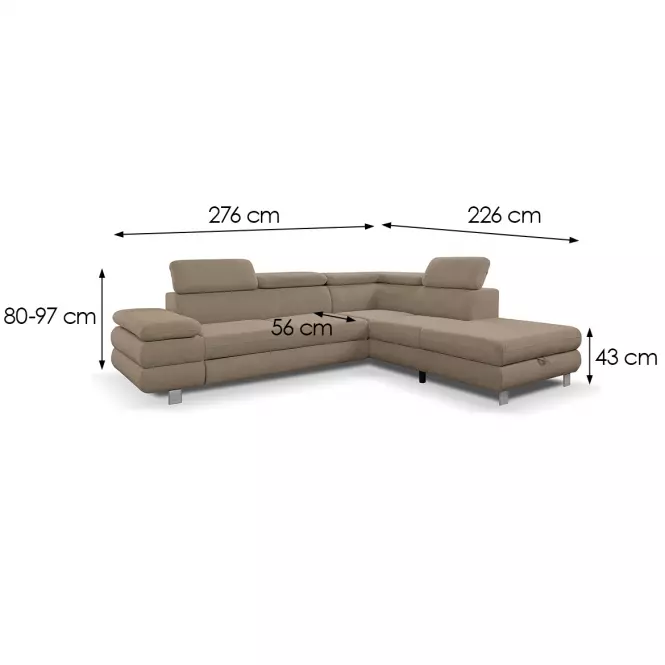 Sarokgarnitúra szett Conti P Curio 20,5