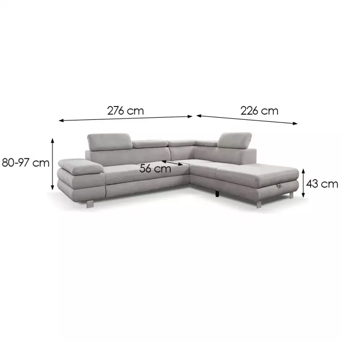 Sarokgarnitúra szett Conti P Curio 83,5