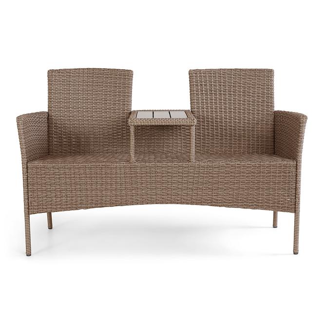 Technorattan pad két személyre Hugo Natural,2