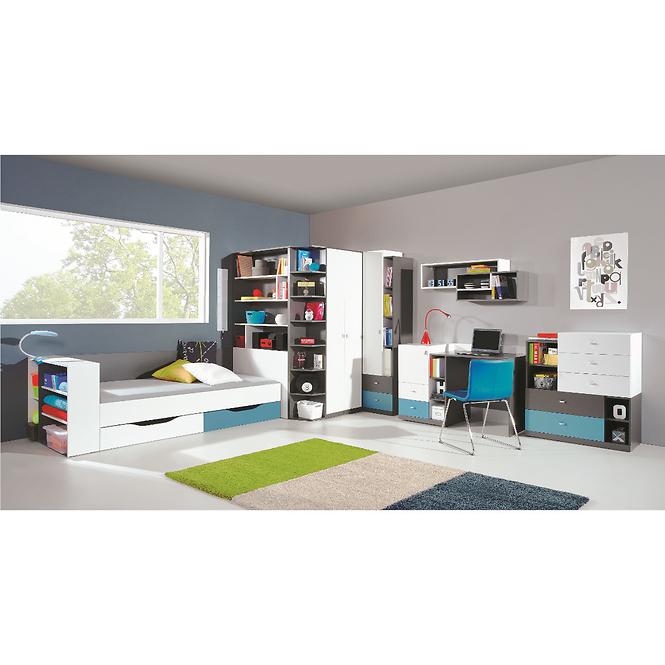 Regál Tablo TA12B fehér/atlantic,4