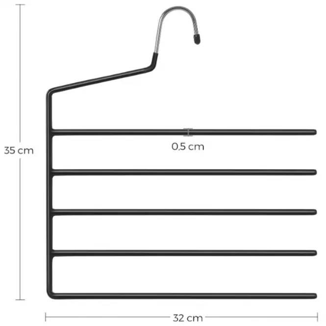 Fogas 3 db fém nadrágokra CRI034B02,2