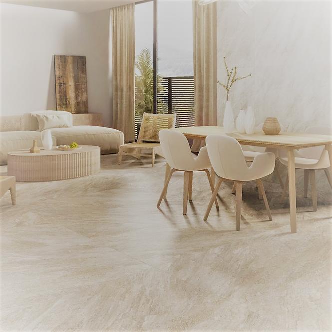 Csempe Gres Quartz Stone White Mat 60/120 Rect.