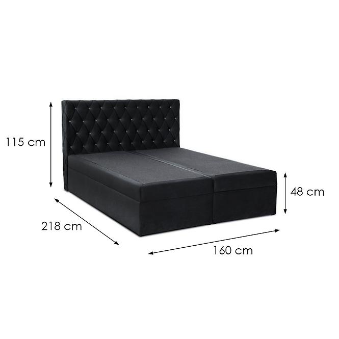 Kontinentális ágy Box 6 160x200 Kronos 07