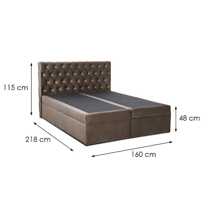 Kontinentális ágy Box 6 160x200 Paros 03