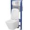 Wc készlet City Square B976 gomb króm négyzet pneumatikus,2