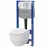 Wc készlet Urban Harmony B990 gomb króm