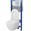 Wc készlet Urban Harmony B990 gomb króm,2