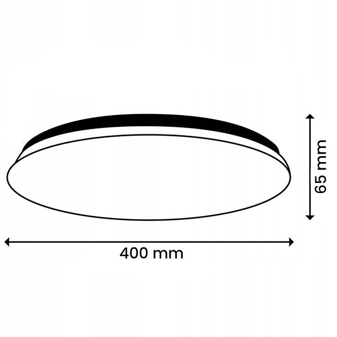 Lámpa Diana 36W 0246 LED black PL1