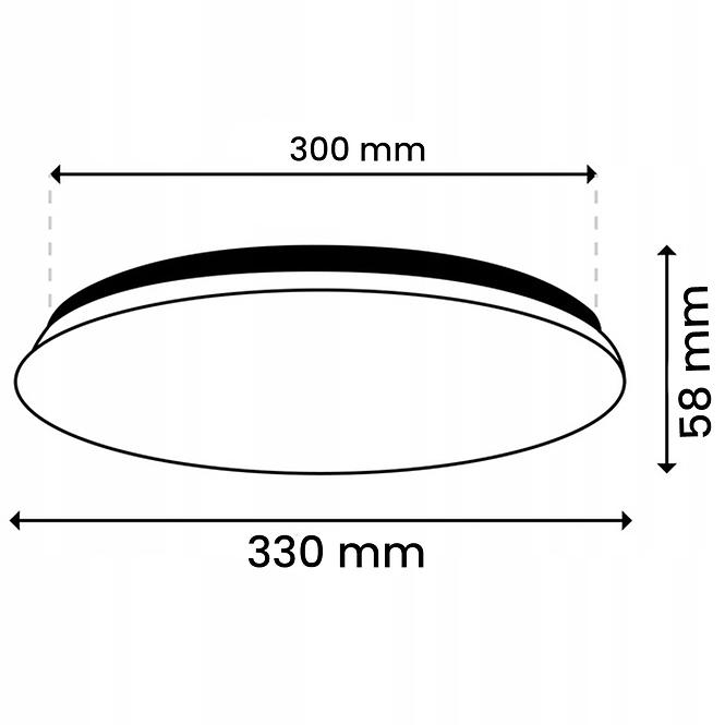 Lámpa Notus 18W 0104 LED PL1,3
