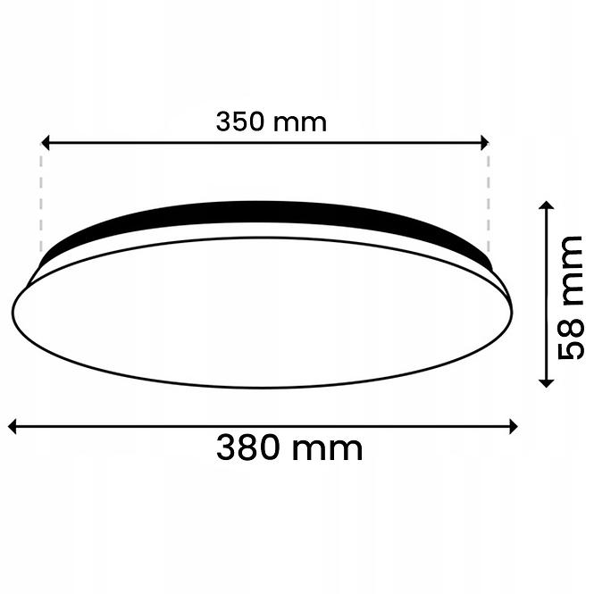 Lámpa Notus 24W 0106 LED PL1,3