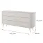 Komód Lante B 163 6S beige,2