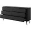 Komód Lante B 163 6S black,3