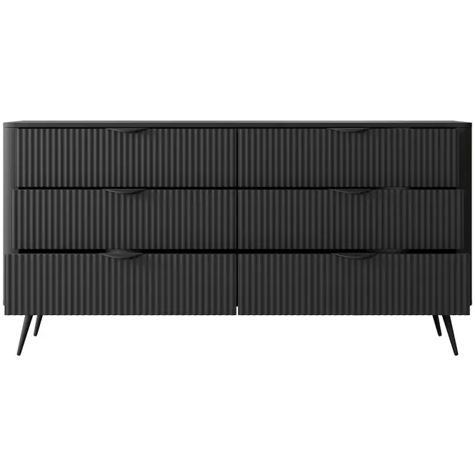 Komód Lante B 163 6S black,5