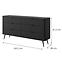 Komód Lante B 163 6S black,2