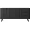 Komód Lante 163 2D3S black,4