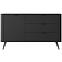 Komód Lante D 138 D3S black,4