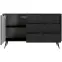 Komód Lante D 138 D3S black,5