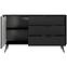Komód Lante D 138 D3S black,5