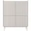 Komód Level A magas 103 4D beige/dub scandi,4