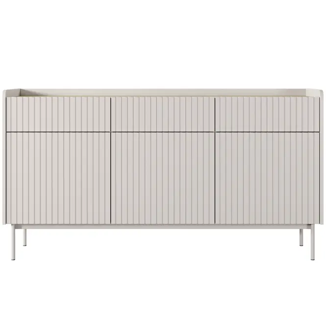 Komód Level B 153 3D3S beige/dub scandi