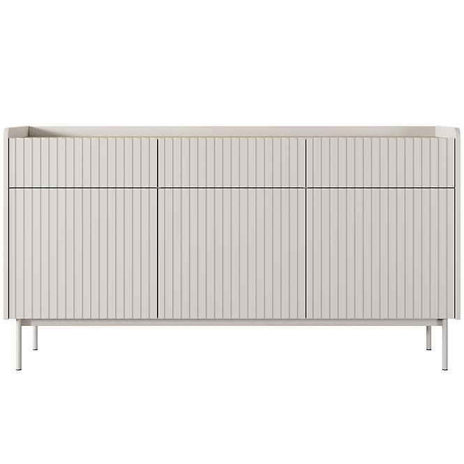 Komód Level B 153 3D3S beige/dub scandi