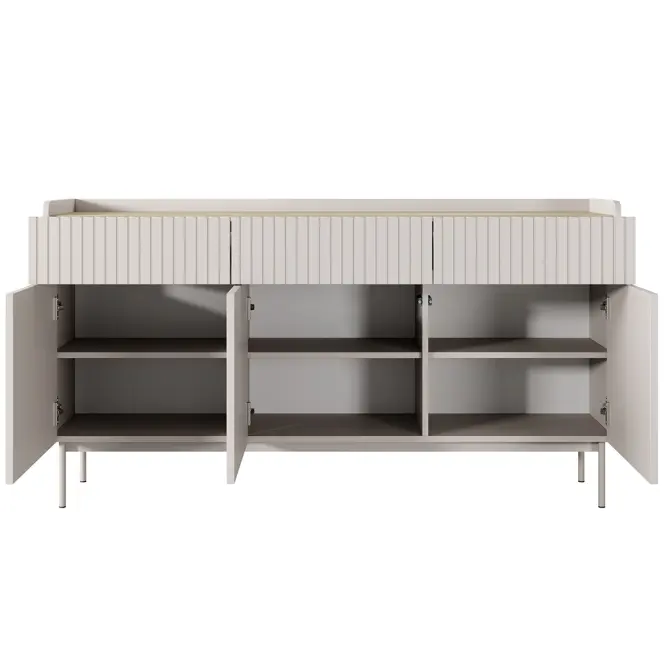 Komód Level B 153 3D3S beige/dub scandi,5