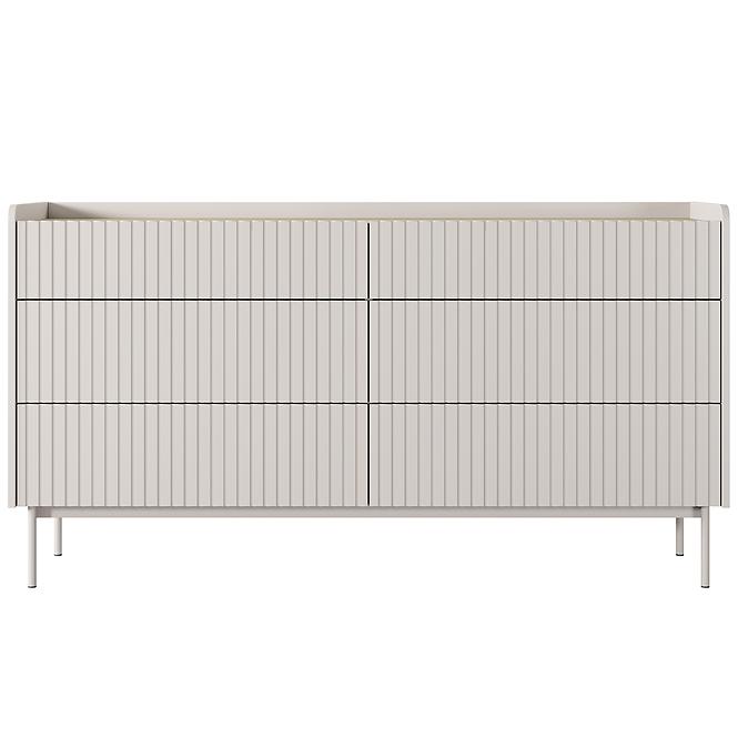 Komód Level C 153 6S beige/dub scandi