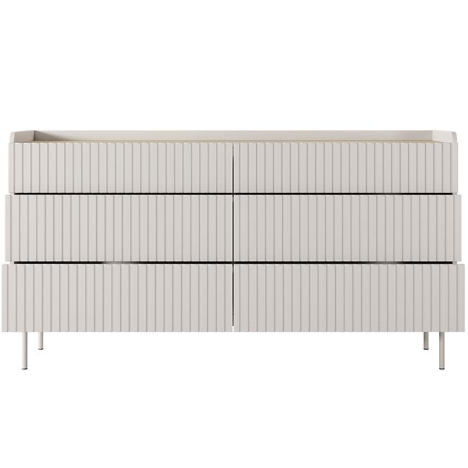 Komód Level C 153 6S beige/dub scandi