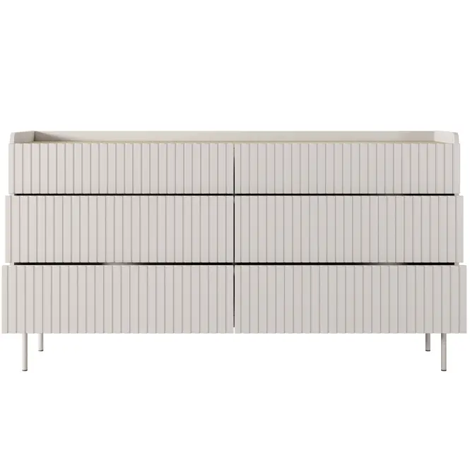 Komód Level C 153 6S beige/dub scandi,5