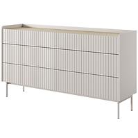 Komód Level C 153 6S beige/dub scandi