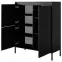 Komód Senso A magas 3D black,3