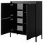 Komód Senso A magas 3D black,3