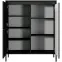 Komód Senso A magas 3D black,5
